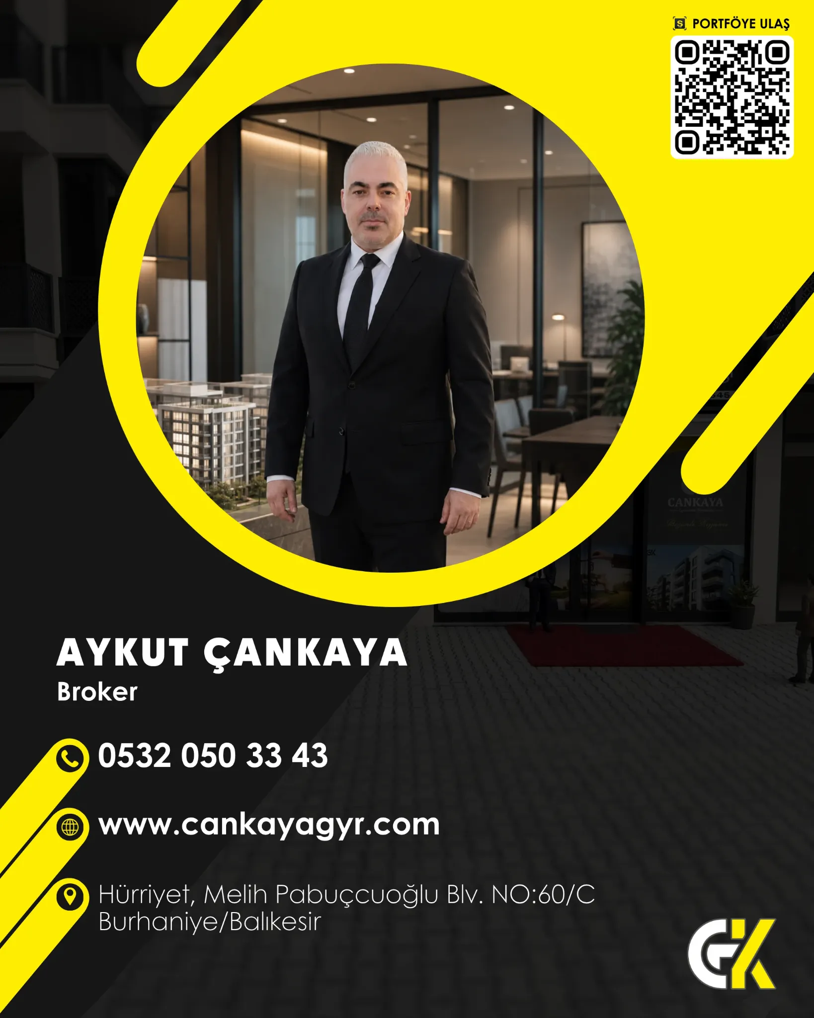Aykut Çankaya Broker iletişim kartı